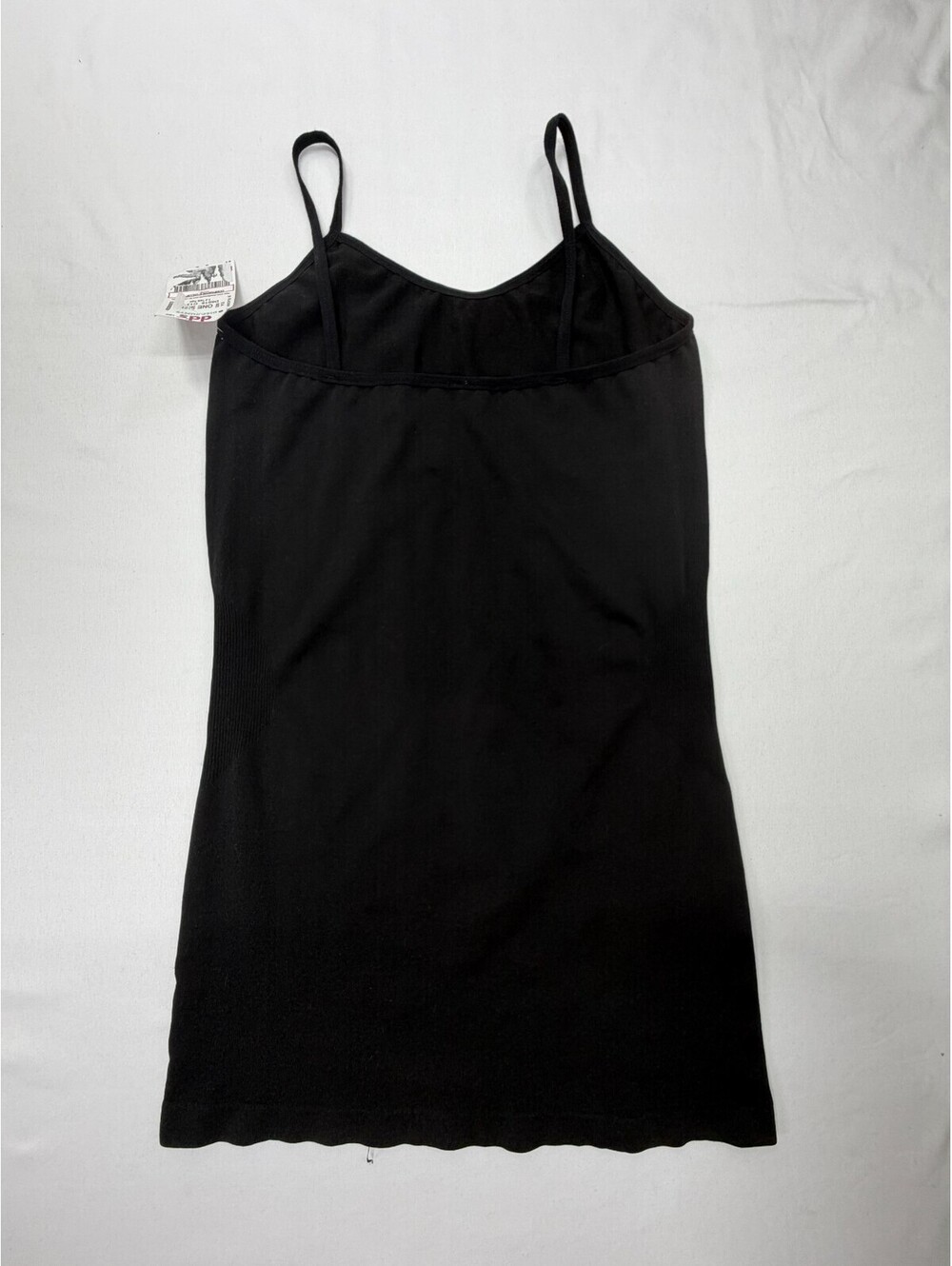 C - Mode Women's Tank Top T1006 Pullover Spaghetti Strap One Size Black NWT - Picture 2 of 12
